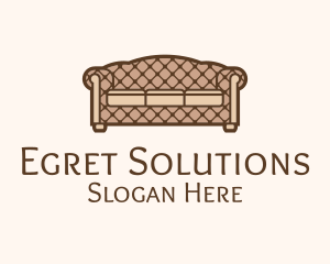 Retro Sofa Furniture logo design