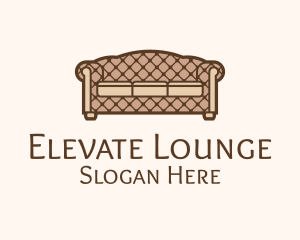 Lounge - Retro Sofa Furniture logo design