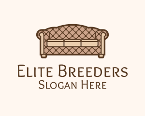 Retro Sofa Furniture logo design