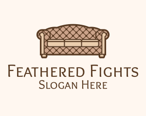 Retro Sofa Furniture logo design