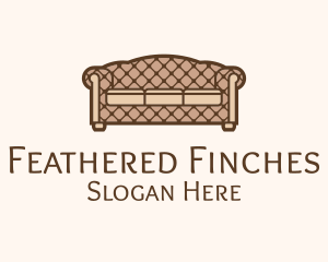 Retro Sofa Furniture logo design