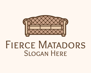 Retro Sofa Furniture logo design