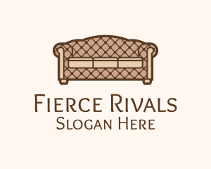 Retro Sofa Furniture logo design