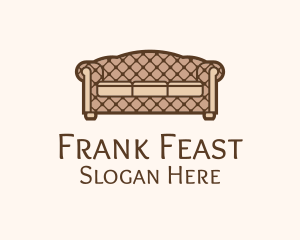 Retro Sofa Furniture logo design