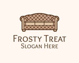 Retro Sofa Furniture logo design