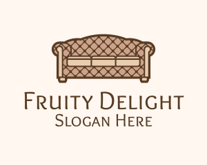 Retro Sofa Furniture logo design