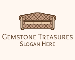 Retro Sofa Furniture logo design