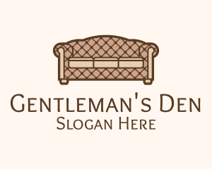 Retro Sofa Furniture logo design