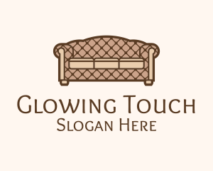 Retro Sofa Furniture logo design