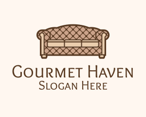 Retro Sofa Furniture logo design