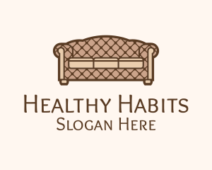 Retro Sofa Furniture logo design