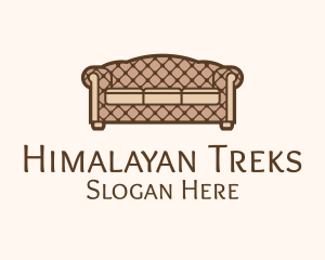 Retro Sofa Furniture logo design