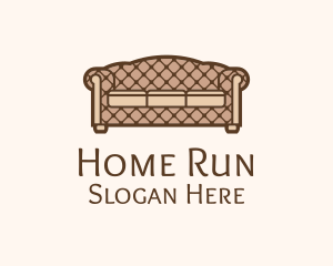 Retro Sofa Furniture logo design