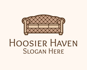 Retro Sofa Furniture logo design