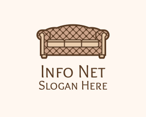 Retro Sofa Furniture logo design