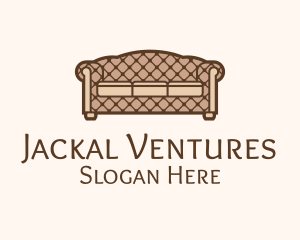 Retro Sofa Furniture logo design