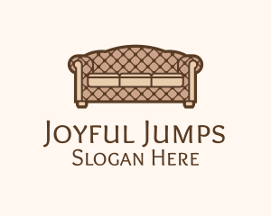 Retro Sofa Furniture logo design