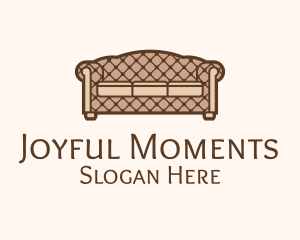 Retro Sofa Furniture logo design