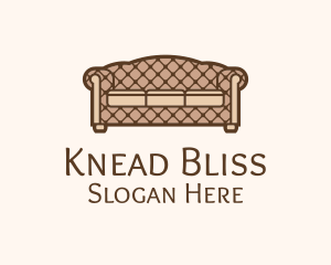 Retro Sofa Furniture logo design