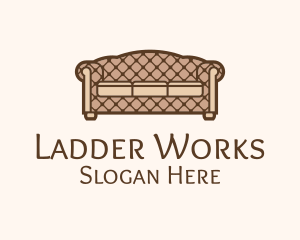 Retro Sofa Furniture logo design