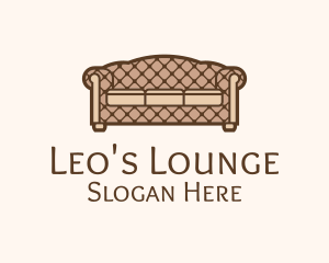 Retro Sofa Furniture logo design