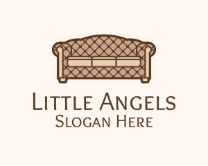 Retro Sofa Furniture logo design