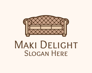 Retro Sofa Furniture logo design