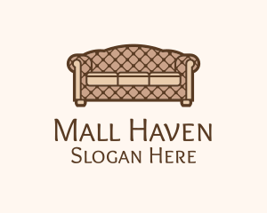 Retro Sofa Furniture logo design