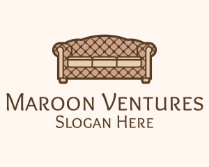 Retro Sofa Furniture logo design