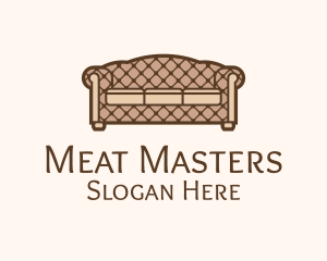 Retro Sofa Furniture logo design