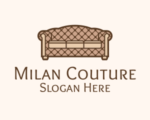 Retro Sofa Furniture logo design