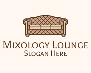 Retro Sofa Furniture logo design