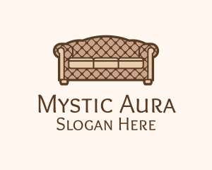 Retro Sofa Furniture logo design