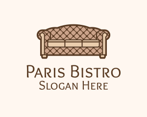 Retro Sofa Furniture logo design