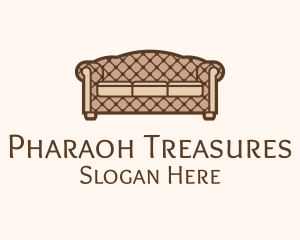 Retro Sofa Furniture logo design