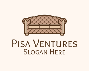 Retro Sofa Furniture logo design