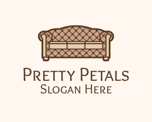 Retro Sofa Furniture logo design