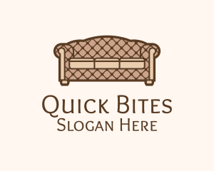 Retro Sofa Furniture logo design