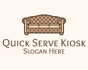 Retro Sofa Furniture logo design