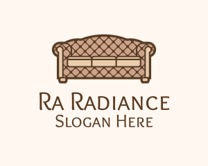 Retro Sofa Furniture logo design