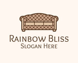 Retro Sofa Furniture logo design