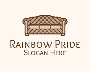 Retro Sofa Furniture logo design