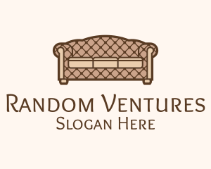 Retro Sofa Furniture logo design