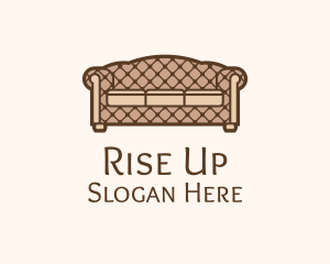 Retro Sofa Furniture logo design