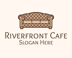 Retro Sofa Furniture logo design