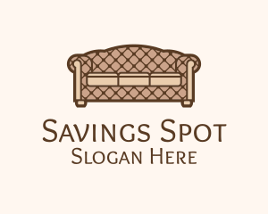 Retro Sofa Furniture logo design