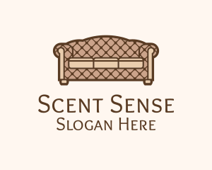 Retro Sofa Furniture logo design