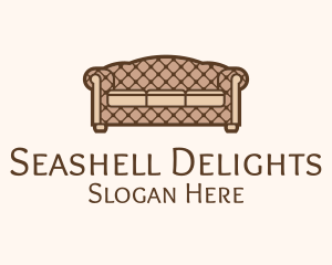 Retro Sofa Furniture logo design