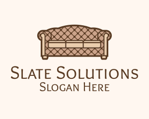 Retro Sofa Furniture logo design