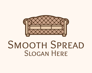 Retro Sofa Furniture logo design